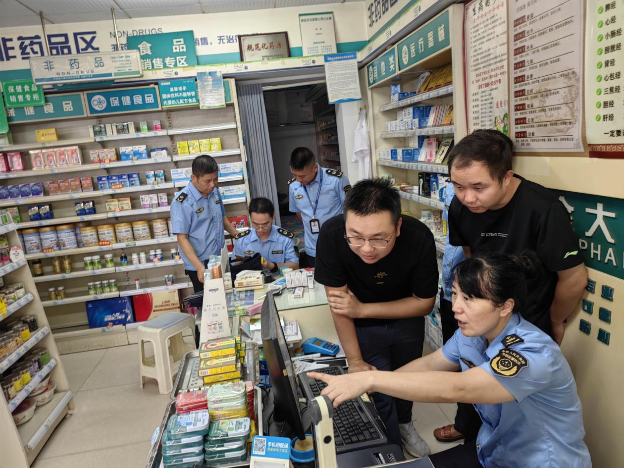 攸县市监局开展药械化经营使用环节"交叉"检查