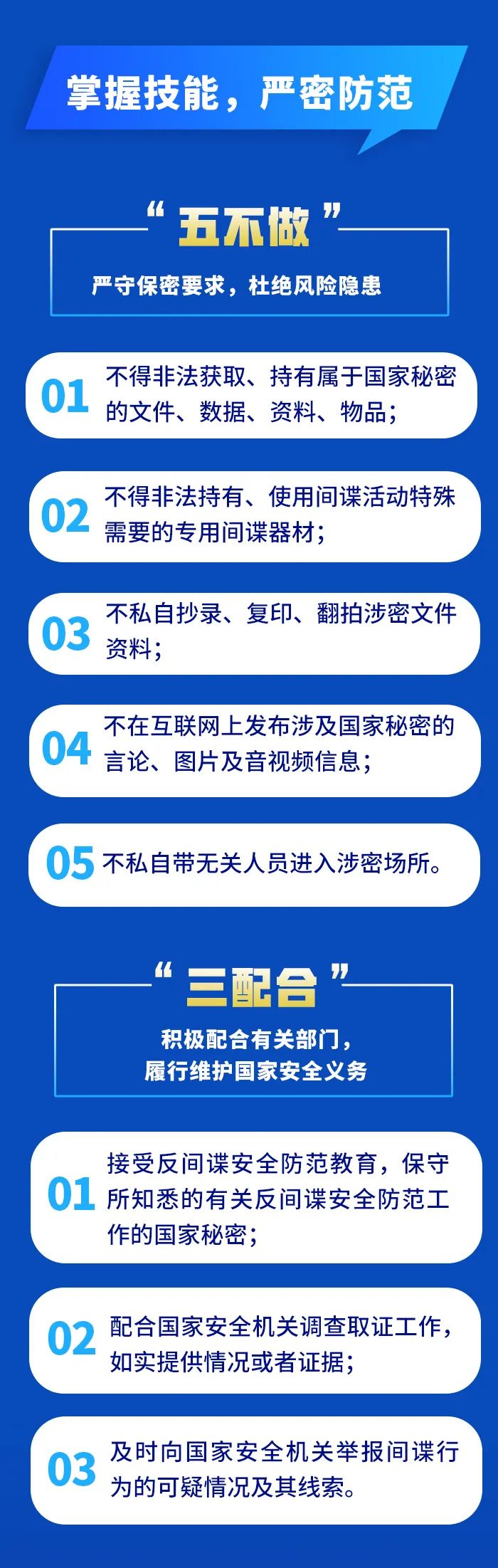 机关单位工作人防范间谍行为须知