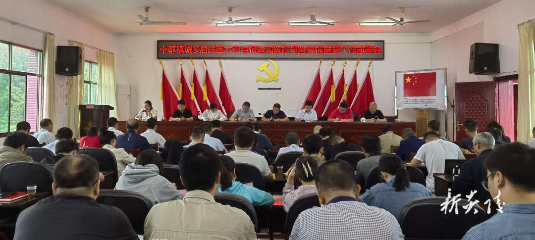 十都镇召开城乡居民基本养老保险和医疗保险参保征缴部署会