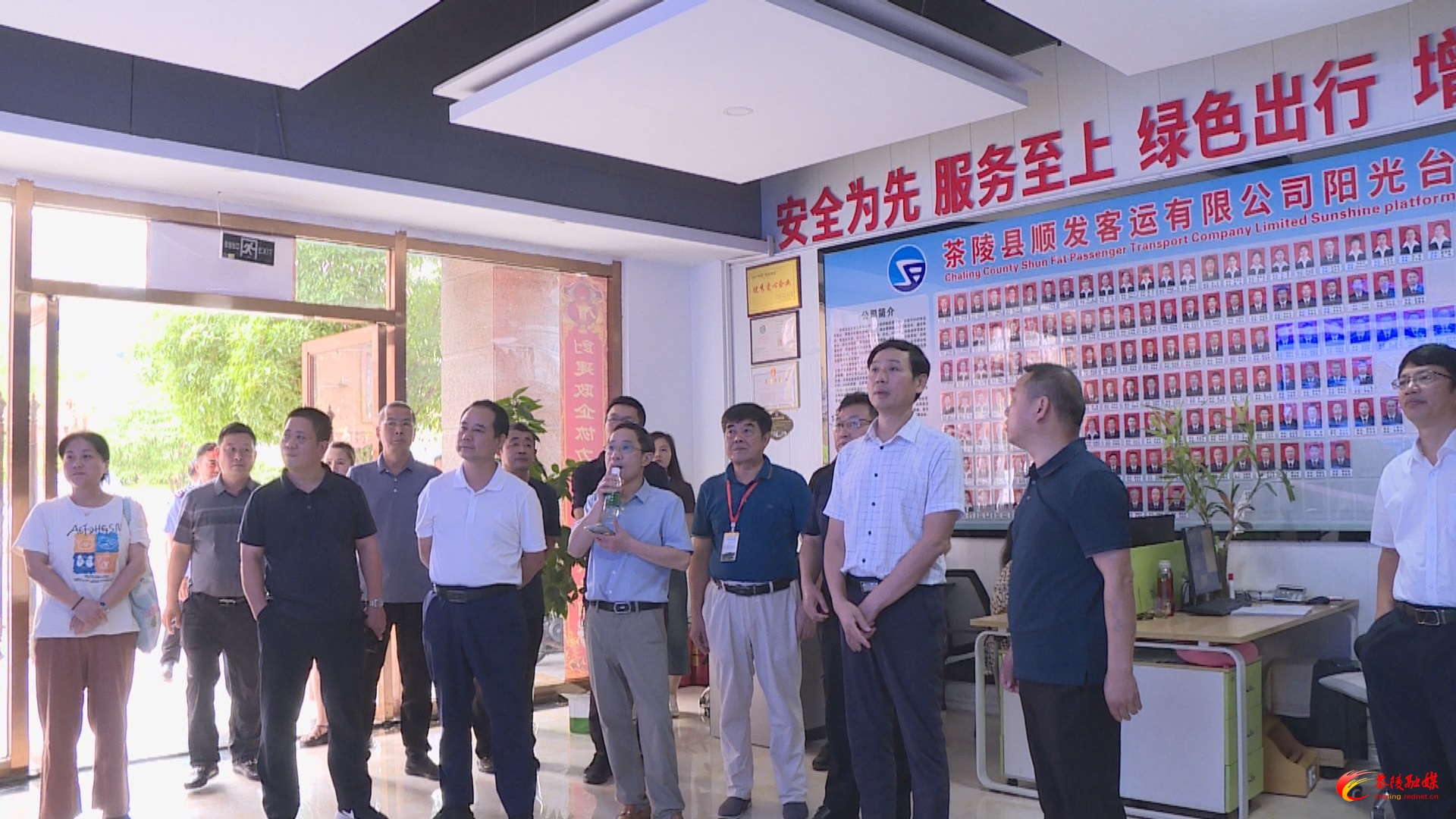 株洲市人大常委会副主任王建勇来茶开展检查
