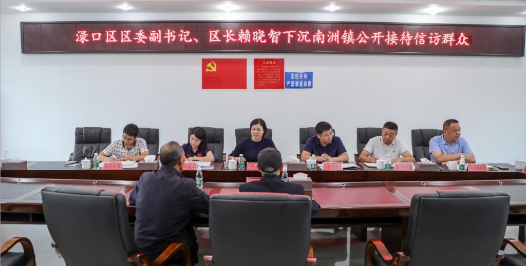 赖晓智到南洲镇下沉接访时强调：深入践行“浦江经验” 做实做细信访工作