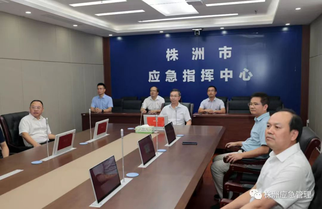 陈恢清在株洲市应急管理局调研
