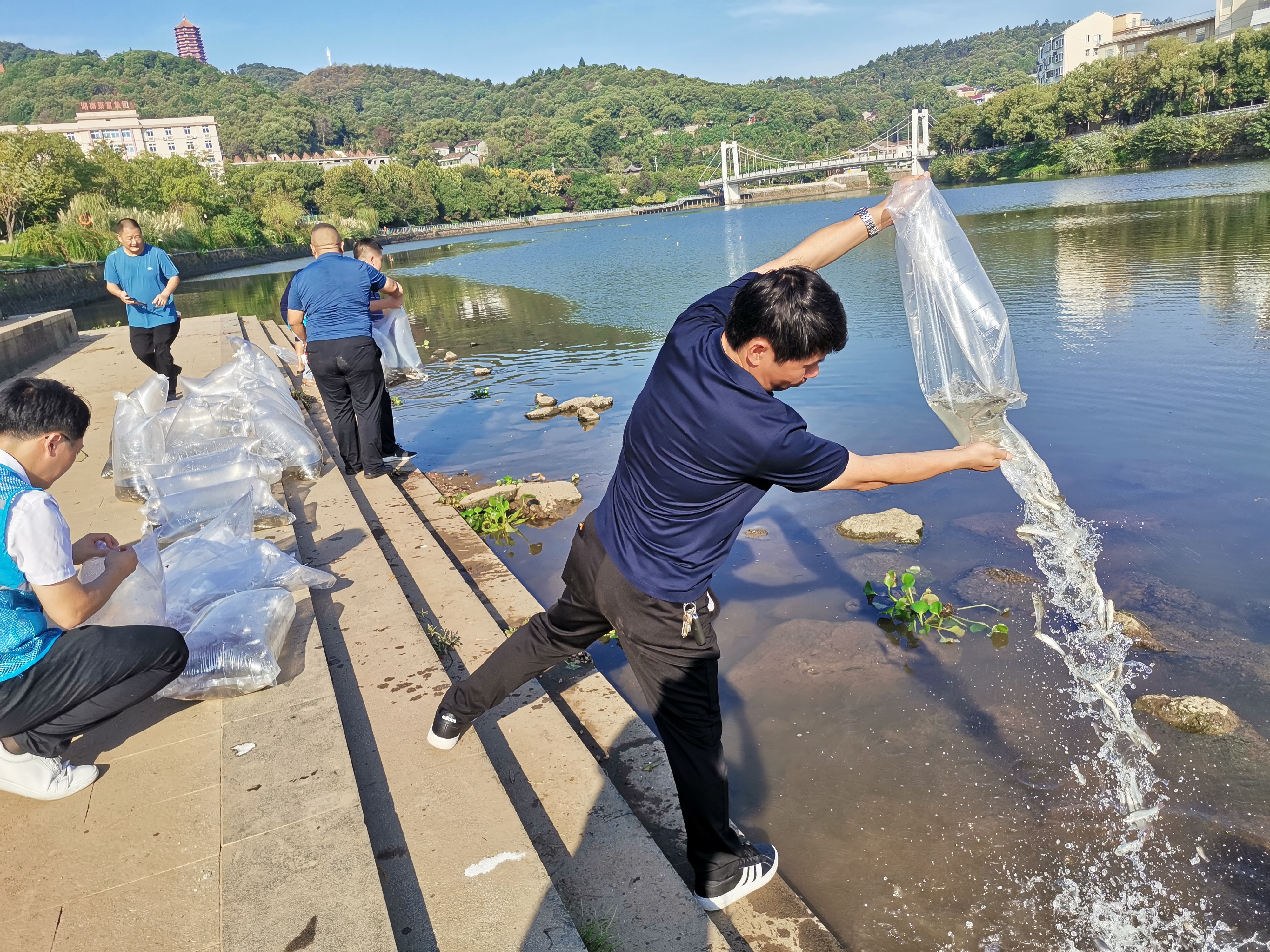 开展水生生物增殖放流 共建共护生态文明渌江