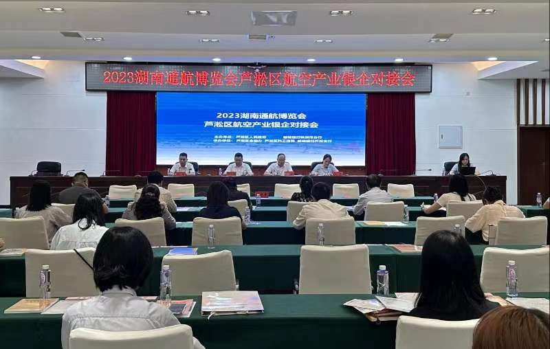 2023湖南通航博览会 芦淞区航空产业银企对接会举行