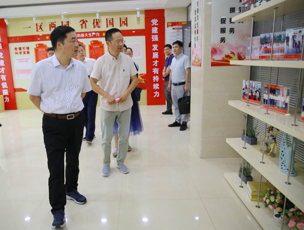 市、县人大代表赴县高新区人大代表联络站开展代表进站暨“一主一特”产业调研活动