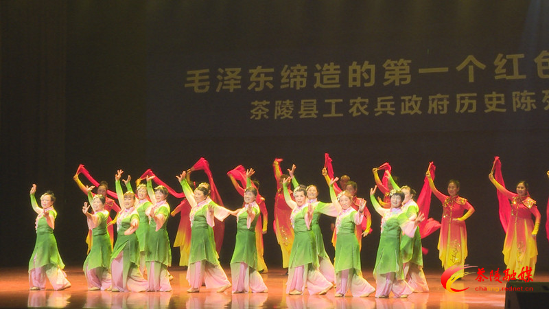 茶陵县老年大学举行第十一个老年节文艺汇演