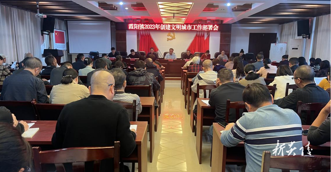 霞阳镇：推进文明城市创建持续发力