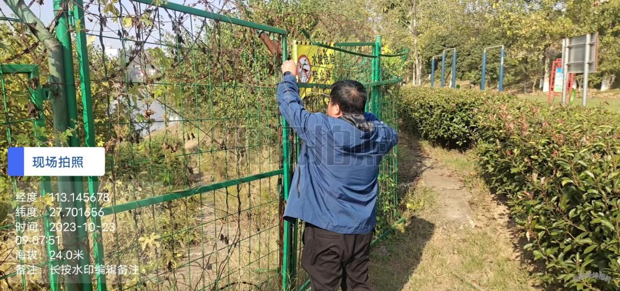 "利剑行动"｜渌口分局巡护饮用水源保护区、水质自动监测站