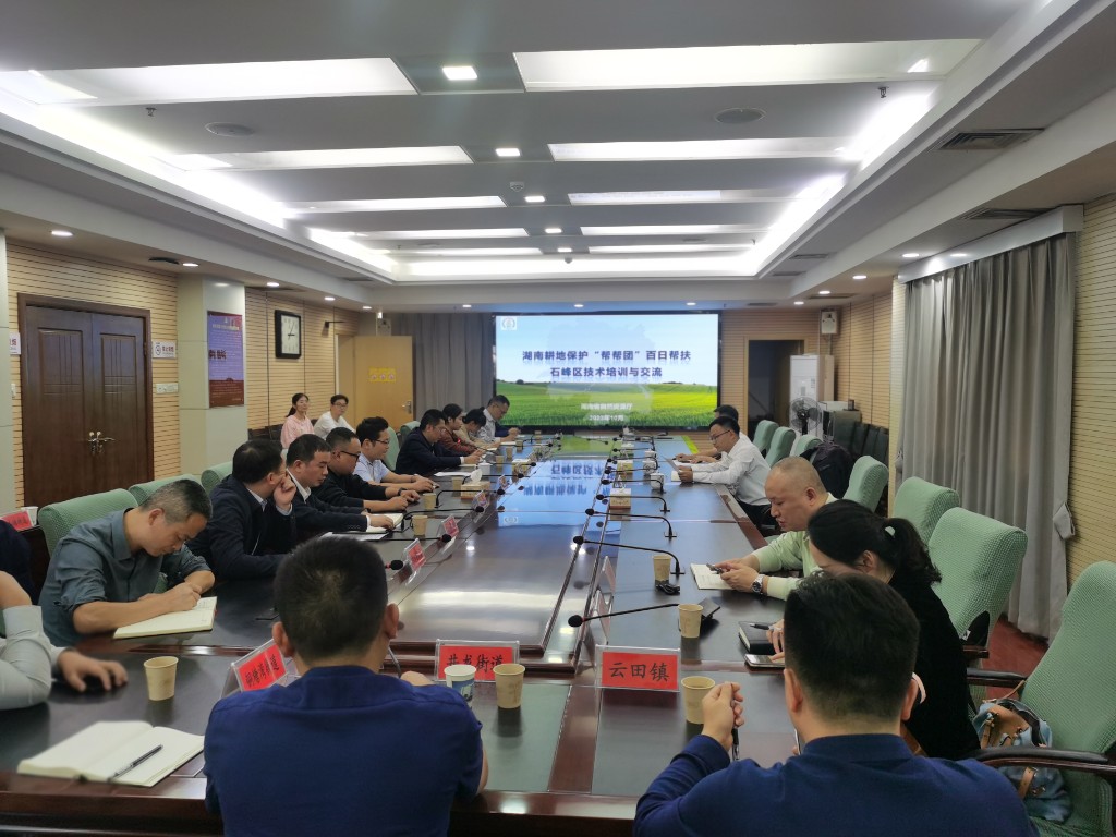 石峰区召开耕地保护帮帮团百日帮扶工作对接会