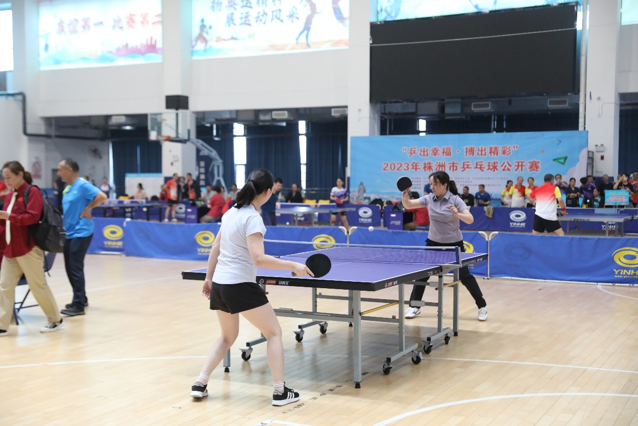 "乒出幸福·搏出精彩"市资规局代表队在2023年株洲市乒乓球公开赛中勇创佳绩
