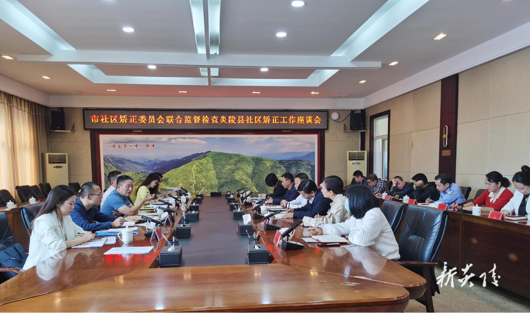 市政协副主席、市社区矫正委员会副主任朱胜辉一行来炎开展社区矫正联合监督检查