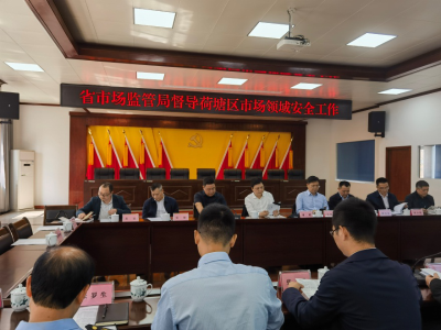 廖健一行来株督导市场监管领域安全生产工作