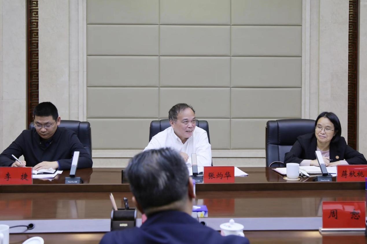 张灼华一行来株开展湘江生态环境保护民主监督工作