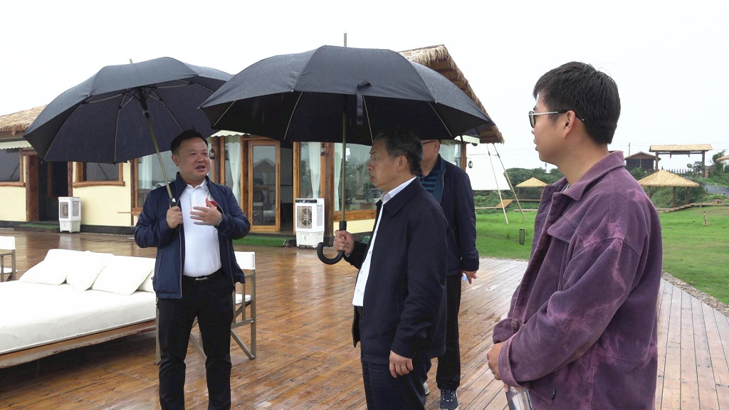 省水利厅一行来区督导水利建设投资计划执行工作