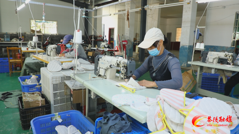 虎踞镇:扶贫车间人机忙 村美民淳产业兴