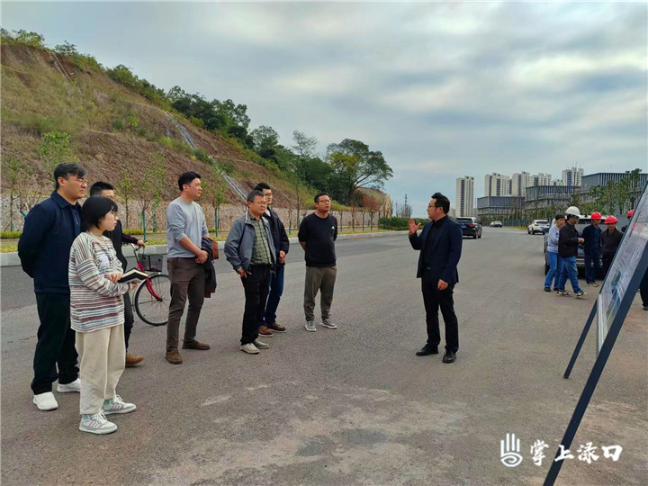渌口区海绵专班组织四方责任主体开展海绵城市建设示范项目观摩学习活动