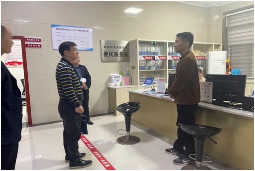 湖南省医保中心来景园社区检查医疗保障经办管理服务评价及标准化示范创建评估工作