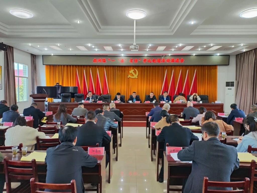 南洲镇组织召开“一‘渌’有你”退役军人学比赶超活动推进会