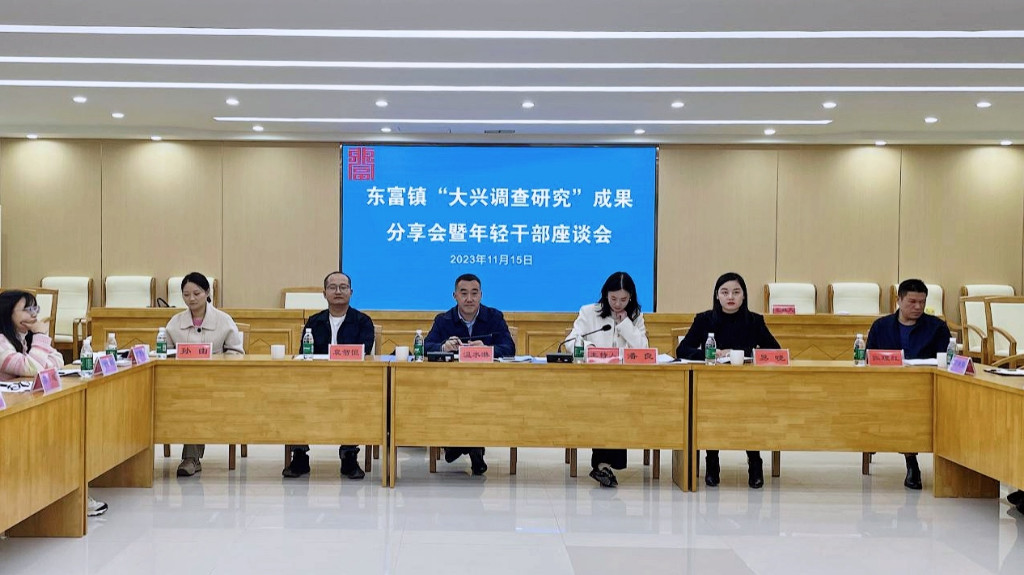 东富镇：大兴调查研究之风 练就青年干部本领