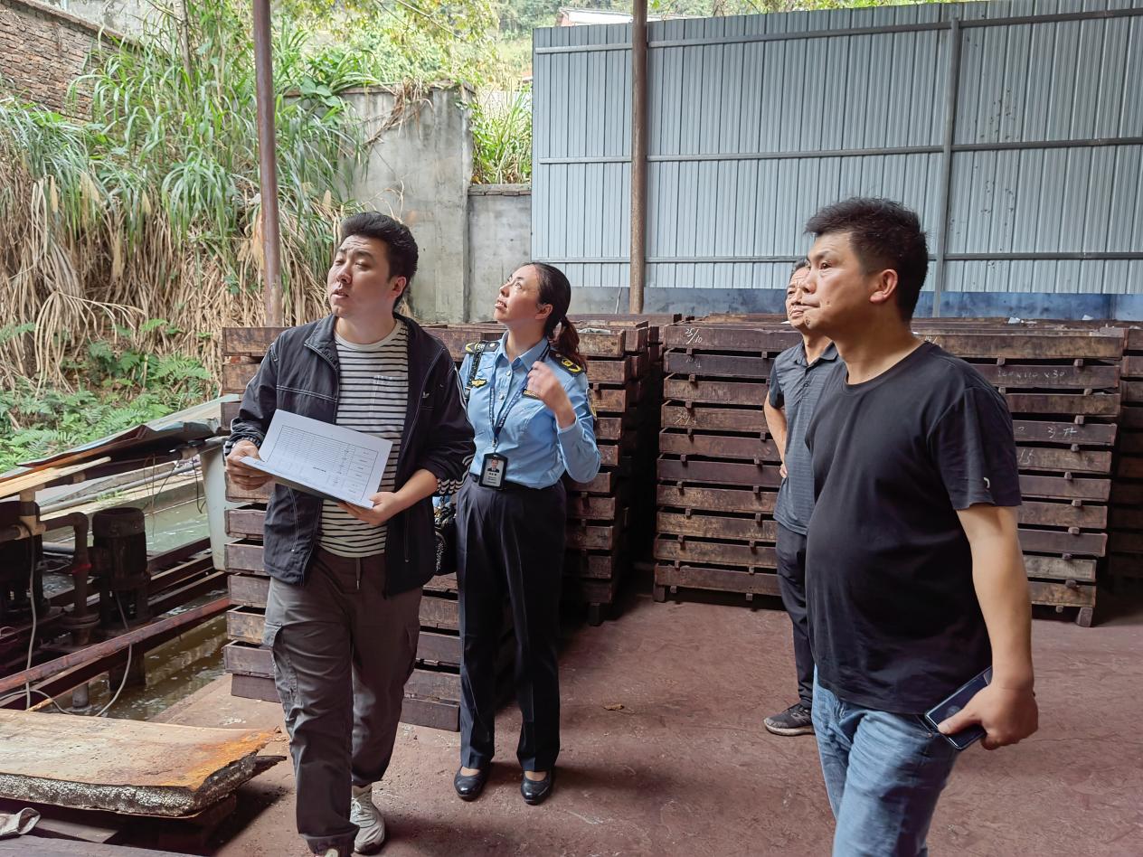 "利剑行动"在炎陵||市检查组来炎开展固定污染源排污许可交叉检查