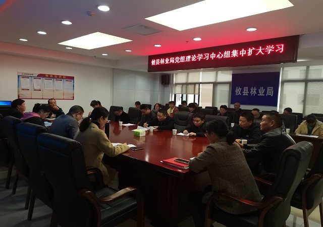 攸县林业局开展党组理论学习中心组2023年11月集中（扩大）学习