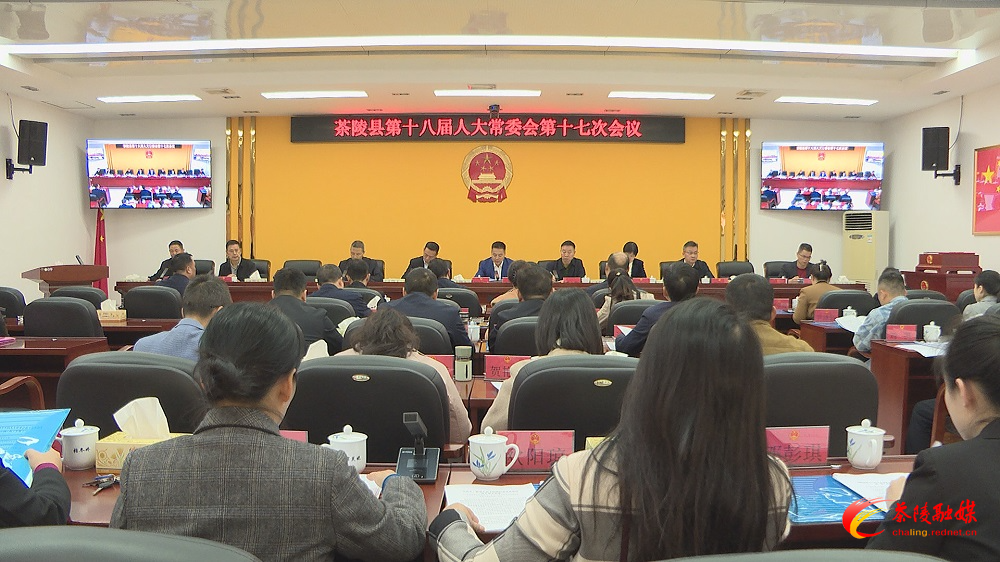 茶陵县第十八届人大常委会第十七次会议召开