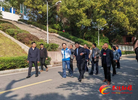 市委组织部调研组来茶调研中小学教职工编制管理工作