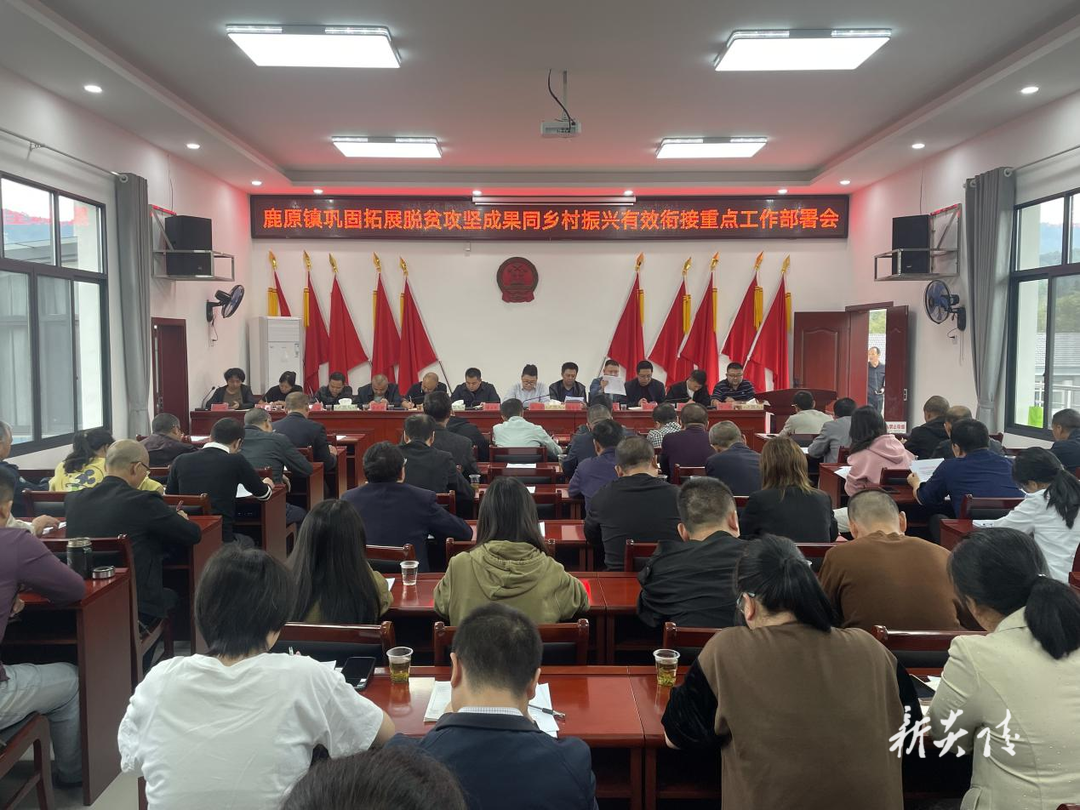 鹿原镇召开巩固拓展脱贫攻坚成果同乡村振兴有效衔接重点工作部署会