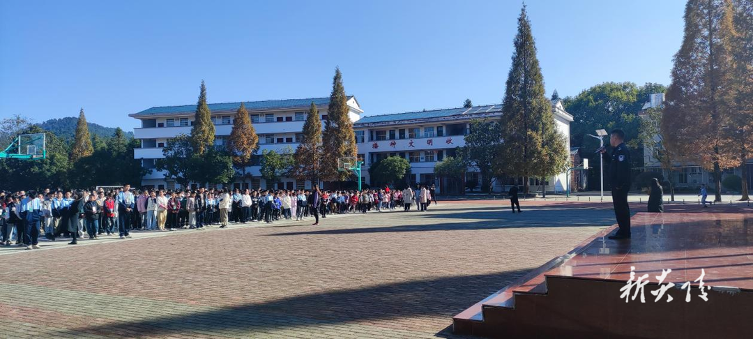 垄溪乡开展校园反恐防暴应急演练