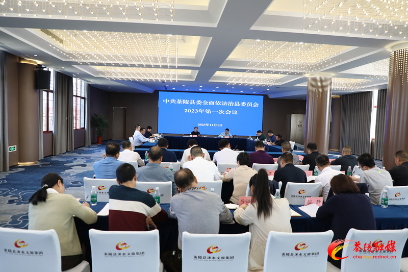 中共茶陵县委全面依法治县委员会2023年第一次会议召开