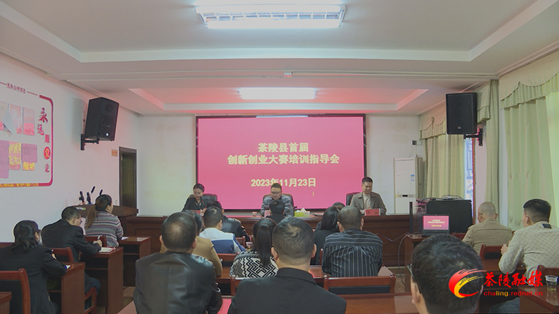 茶陵县首届创新创业大赛开展赛前辅导培训