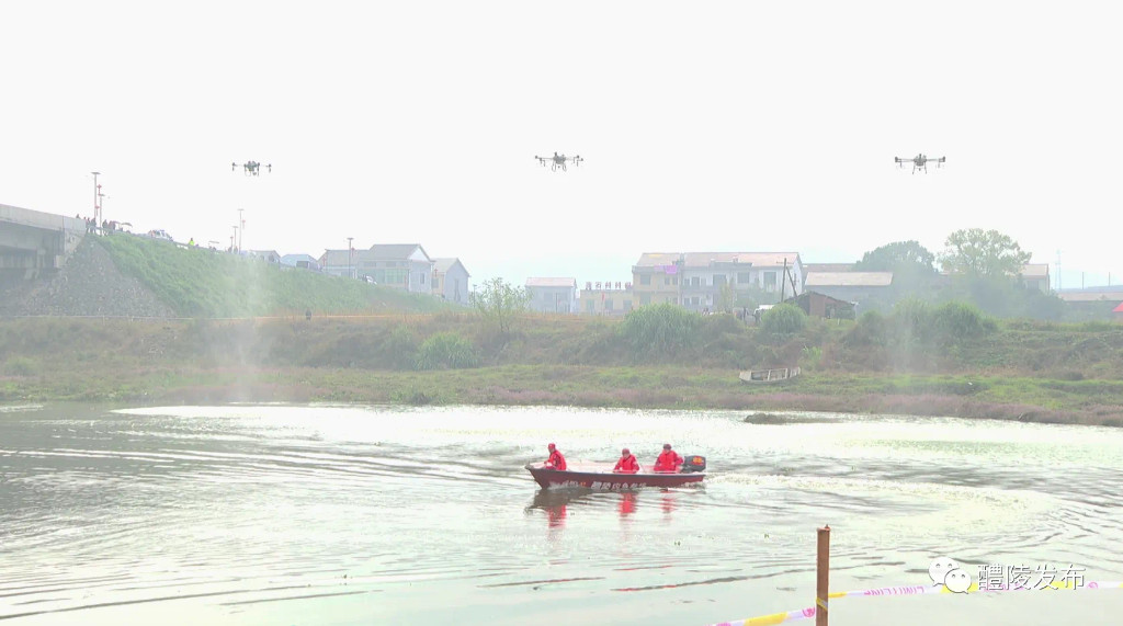 湘赣渌水-萍水流域跨界突发环境事件应急联合演练在醴陵举行