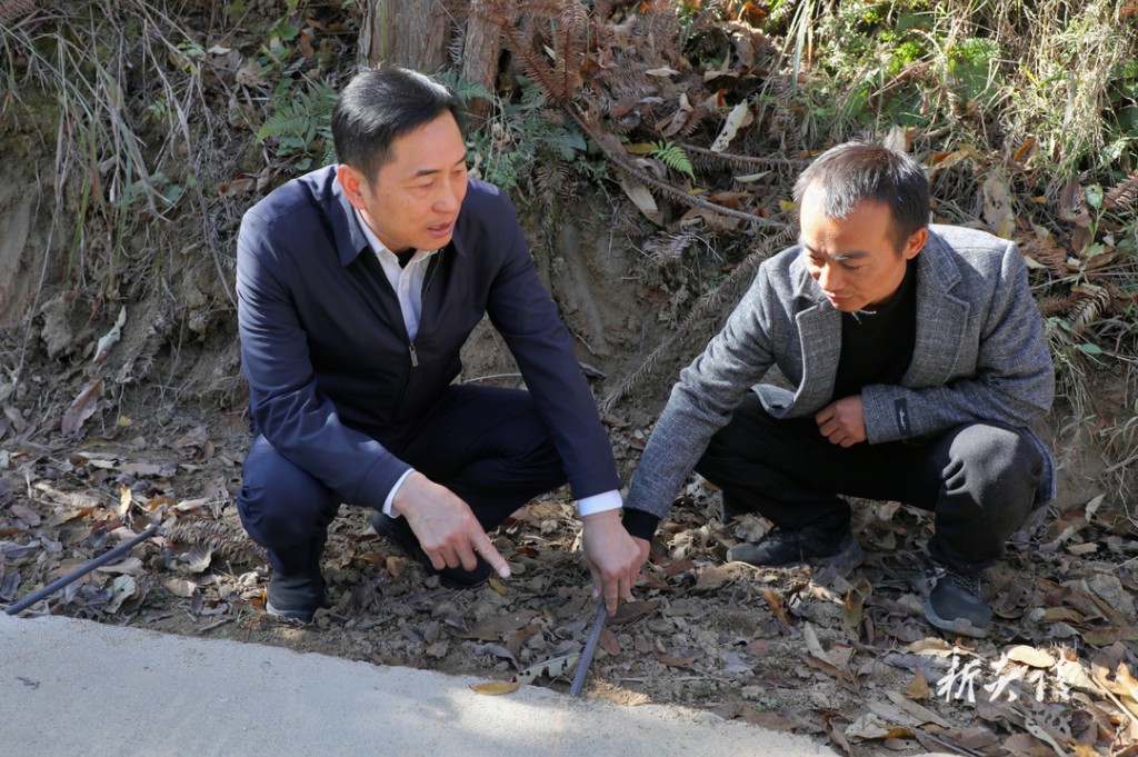 尹朝晖在鹿原镇调研乡村振兴工作