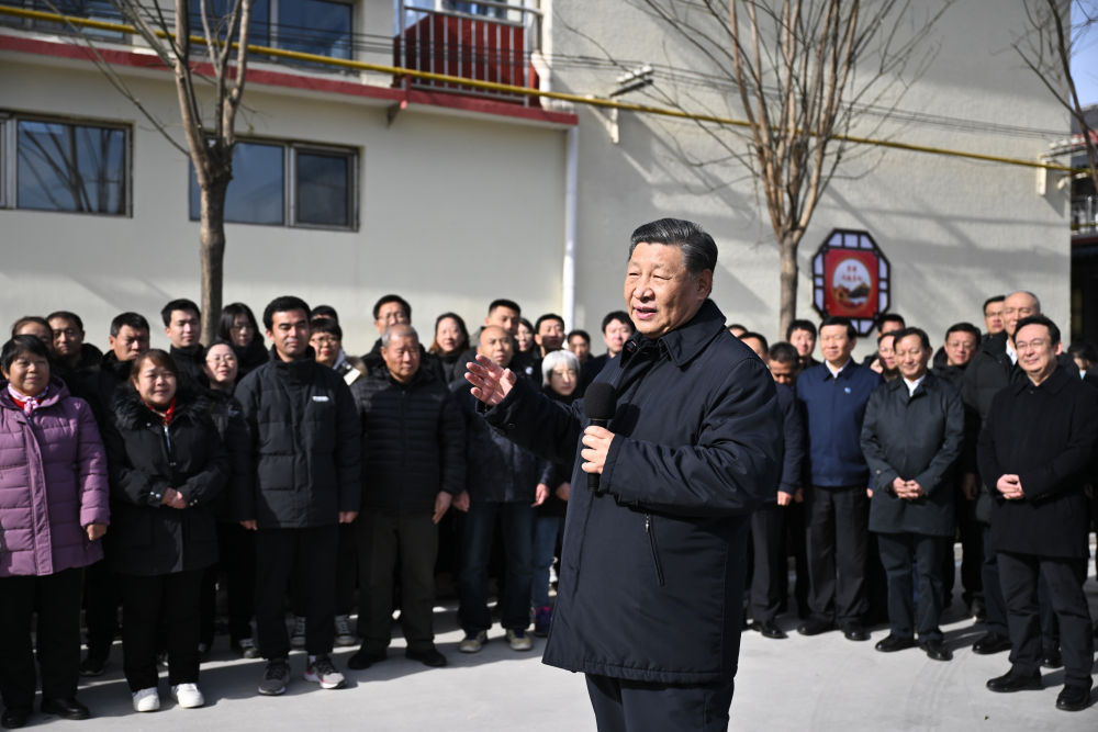 习近平在北京河北考察灾后恢复重建工作时强调 再接再厉抓好灾后恢复重建 确保广大人民群众安居乐业温暖过冬