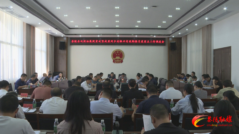 茶陵县调度巩固拓展脱贫攻坚成果同乡村振兴有效衔接工作