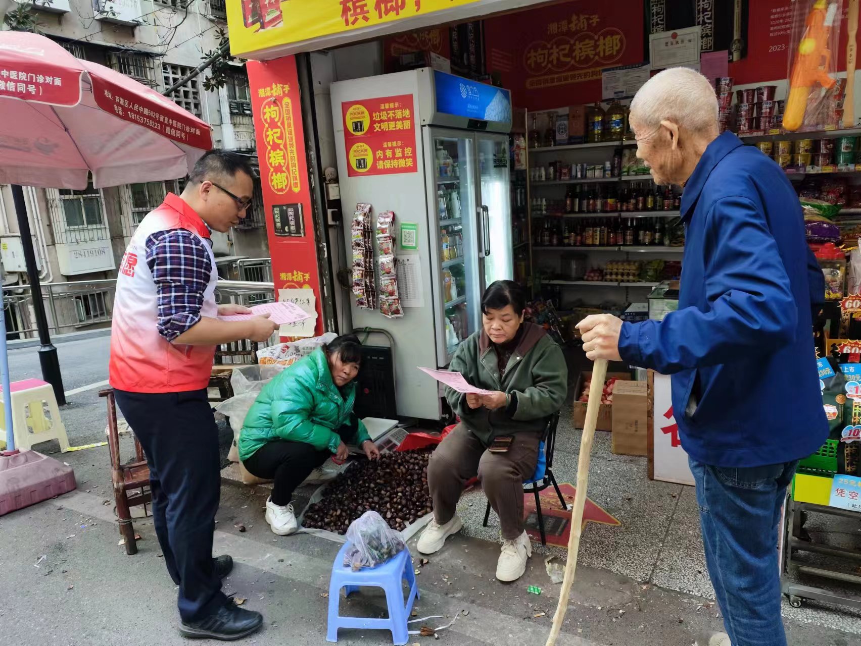 市民政局开展“株事有礼·社区联点共建”文明实践行动