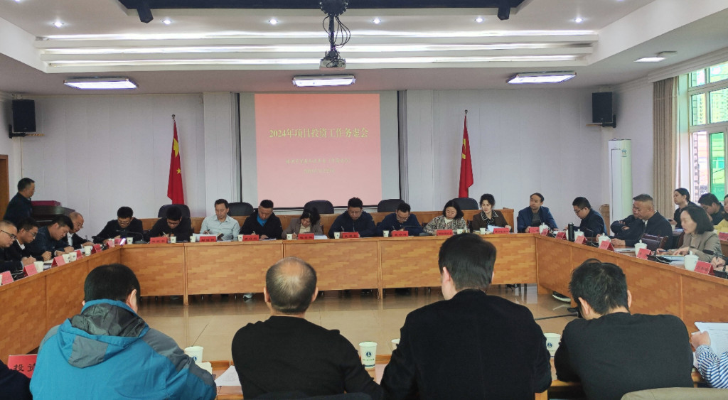 市发改委召开2024年项目投资工作务虚会
