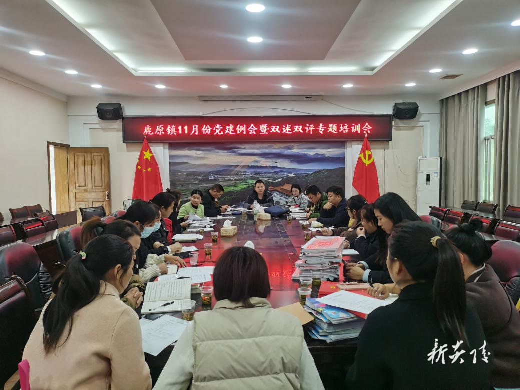 鹿原镇召开基层党建重点工作专题会议