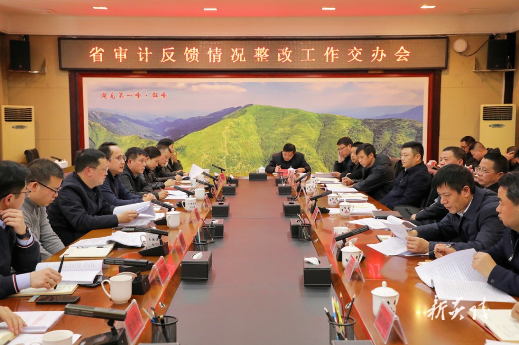 炎陵县召开省审计反馈情况整改工作交办会 夏胜利出席并讲话