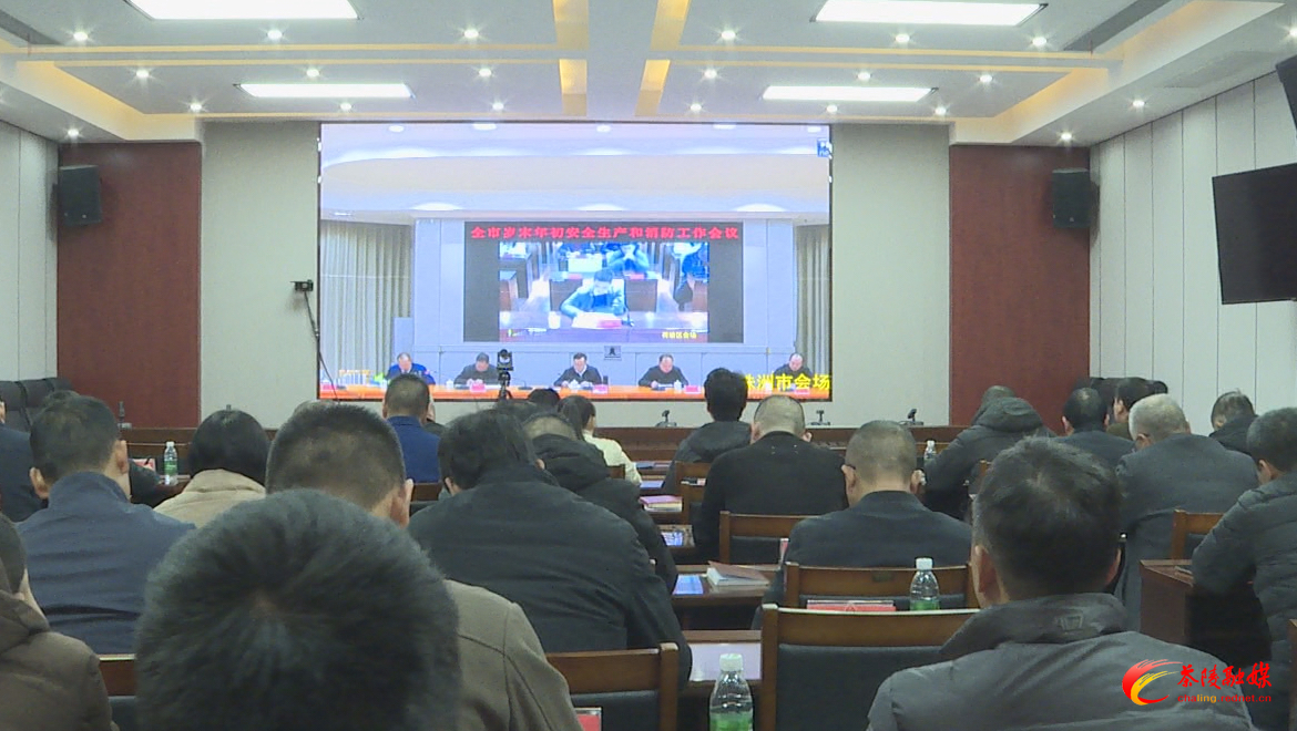 茶陵县组织收听收看全市岁末年初安全生产和消防工作电视电话会议