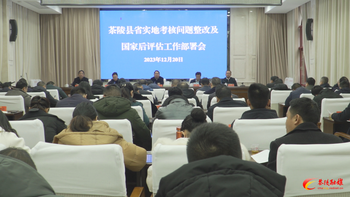 茶陵县省实地考核问题整改及国家后评估工作部署会召开