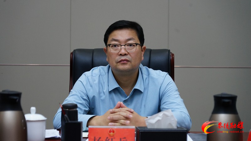 杨红兵调度财税工作