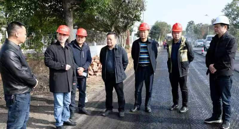 株洲交通事务中心赴攸县督导大中修工程和安全生产工作
