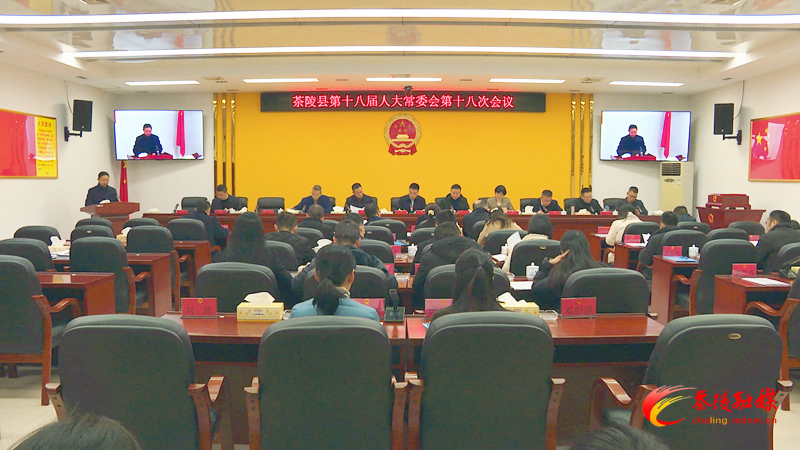茶陵县第十八届人大常委会第十八次会议召开