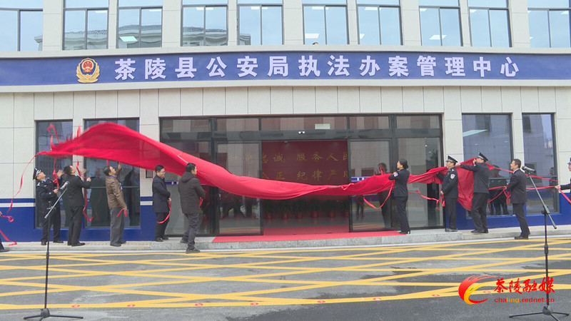 茶陵县公安局“一站式”执法办案管理中心揭牌