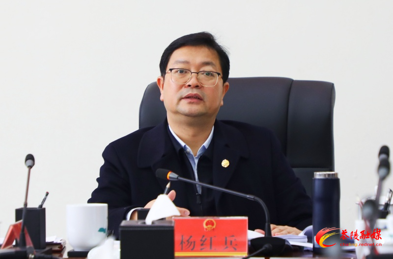 杨红兵主持召开茶陵县十八届人民政府第36次常务会议