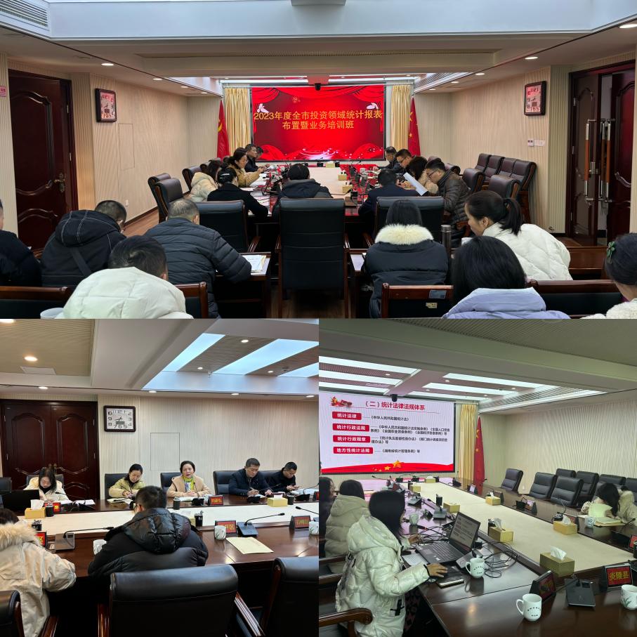 株洲市召开投资领域统计报表布置暨业务培训会