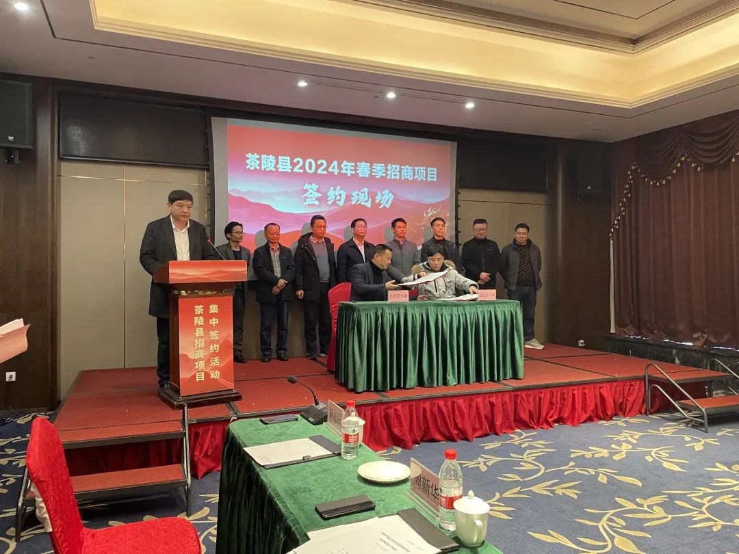 新年开门红！茶陵县集中签约8家企业