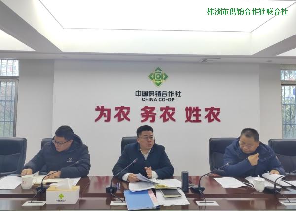 株洲市供销社开展2024年第一次集体廉政谈话