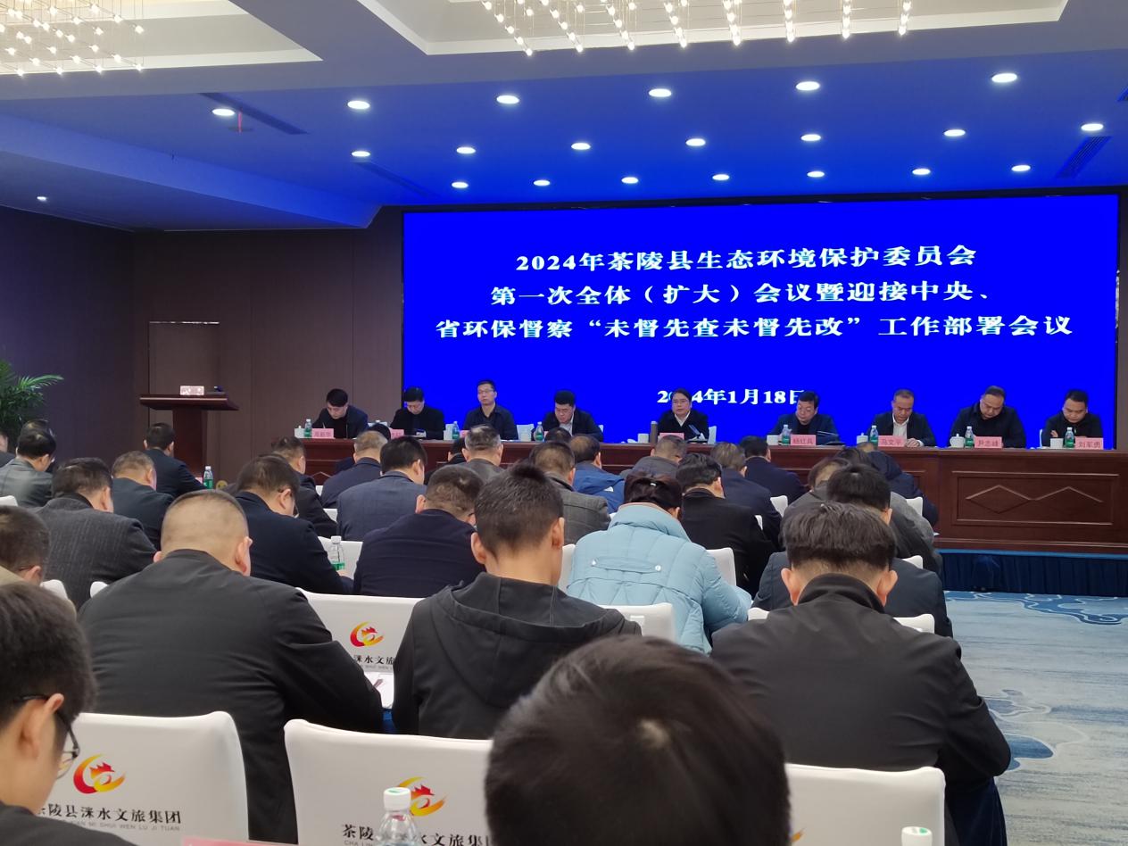 茶陵县召开2024年生环委第一次全体（扩大）会议暨环保督察"未督先查未督先改"工作部署会